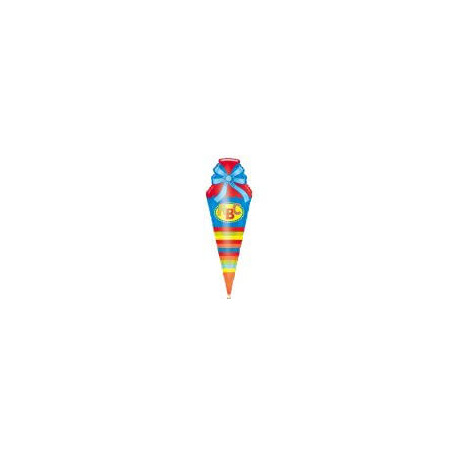 SuperShape ABC Schultüte Folienballon P35 verpackt 35 cm x 111 cm