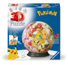 Ravensburger 3D Puzzle 11595 - Puzzle-Ball Pokémon Kanto Region - Puzzleball aus dreidimensionalen Puzzleteilen - für