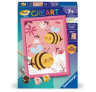Ravensburger CreArt - Malen nach Zahlen 23992 -  Niedliche Hummeln - ab 7 Jahren
