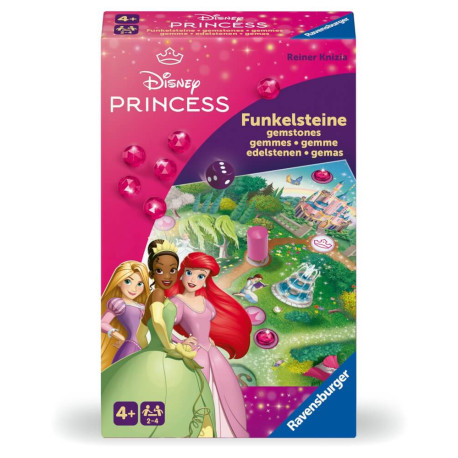 Ravensburger 24708 - Disney Princess Funkelsteine - Lauf- und Sammelspiel für 2 bis 4 Kinder ab 4 Jahren