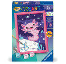 Ravensburger CreArt - Malen nach Zahlen 25555 - Axolotl - ab 7 Jahren