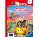 Aufregung im Freizeitpark - Lesen lernen mit dem Leseraben - Erstlesebuch - Kinderbuch ab 6 Jahren - Lesenlernen 1. Kl
