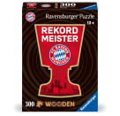 Ravensburger WOODEN Puzzle 12001342 - FC Bayern München - 300 Teile Kontur-Holzpuzzle mit stabilen, individuellen Puzz