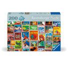 Ravensburger Puzzle 12001371 - Briefmarken - Puzzle für ältere Menschen und Senioren, mit 200 extra griffigen Puzzlete