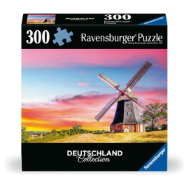 Ravensburger Puzzle 12001478 - Die Windmühle von Klütz - 300 Teile Puzzle Deutschland Collection für Erwachsene ab 14