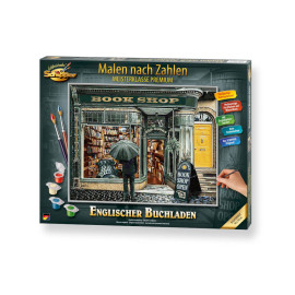 Malen nach Zahlen - Englischer Buchladen