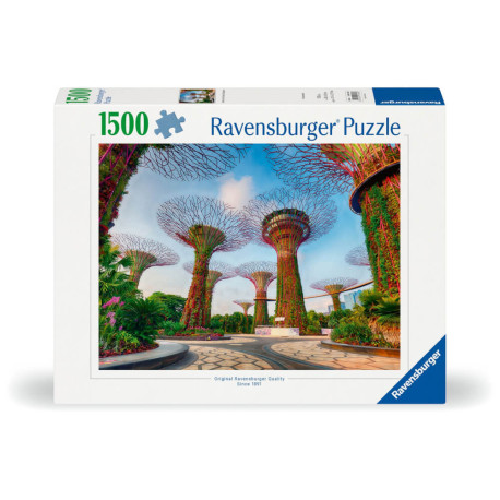 Ravensburger Puzzle 12001396 - Garden by the Bay at Singapore - 1500 Teile Puzzle für Erwachsene und Kinder ab 14 Jahr