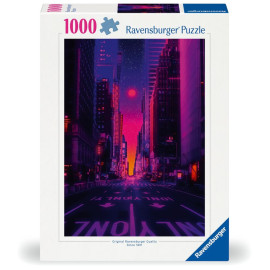 Ravensburger Puzzle 12001436 - New York in Neon - 1000 Teile Puzzle für Erwachsene und Kinder ab 14 Jahren