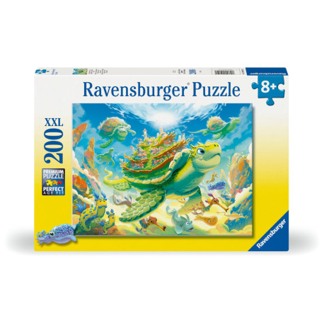 Ravensburger Kinderpuzzle - 12004052 Magische Tiefsee - Puzzle für Kinder ab 8 Jahren, mit 200 Teilen im XXL-Format