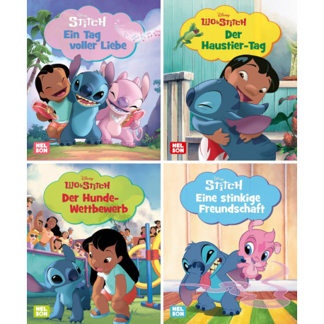 Nelson Mini-Bücher: Disney Lilo & Stitch 1-4 (Einzel WWS)