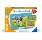 Ravensburger tiptoi Puzzle 00229 - 3 erste Puzzles: Bauernhoftiere, niedliche Rahmenpuzzles für Kinder ab 2 Jahren