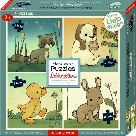 Meine ersten Puzzles - Lieblingstiere (J. Tourlonias)