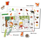 Mein 1. Sticker-Malbuch: Lieblingstiere - Mini-Künstler