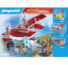 PLAYMOBIL 71463 Feuerwehrflugzeug mit Löschfunktion