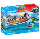 PLAYMOBIL 71464 Feuerwehrboot mit Aqua Scooter