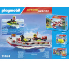 PLAYMOBIL 71464 Feuerwehrboot mit Aqua Scooter