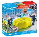 PLAYMOBIL 71465 Feuerwehrleute mit Luftkissen