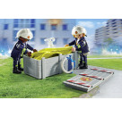 PLAYMOBIL 71465 Feuerwehrleute mit Luftkissen