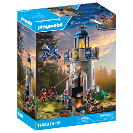 PLAYMOBIL 71483 Ritterturm mit Schmied und Drache