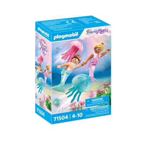 PLAYMOBIL 71504 Meerjungfrauen-Kinder mit Quallen