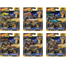 Hot Wheels Monster Trucks Trophy Champions Premium Die-Cast-Fahrzeug im Maßstab 1:64 und Trophäe (St