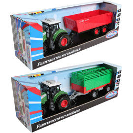 Speedzone Farmtraktor mit Anhänger, Licht & Sound, 2-fach sortiert