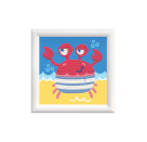 DIAMOND DOTZ® Original Diamond Painting   Wise Guy   9,5 x 9,5 cm mit Bilderrahmen, Bastelset mit gl