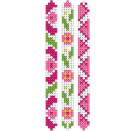 DOTZIES® Original Diamond Painting Armbänder Set „Pretty in Pink mit 3 glitzernden Armbändern 21 x 2