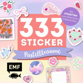 333 Sticker – Pastell-Träume: Etiketten und Aufkleber mit beschreibbarer Oberfläche