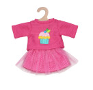 Puppen-Pullover und Tüllrock Cupcake, klein, Gr. 28-35 cm