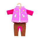 Puppen-Reiter-Outfit   Lina  , 3-teilig, Gr. 28-35 cm
