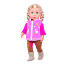 Puppen-Reiter-Outfit   Lina  , 3-teilig, Gr. 28-35 cm