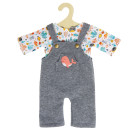 Puppen-Latzhose mit T-Shirt   Wal Bobby  , Gr. 28-35 cm
