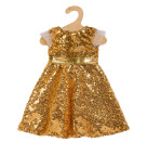 Puppen-Kleid   Goldstar  , Gr. 28-35 cm