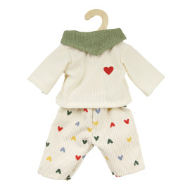 Puppen-Kordhose Herz, 28-35