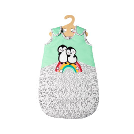 Puppen-Schlafsack Pinguin Pünktchen, Gr. 35-45 cm