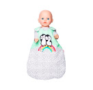 Puppen-Schlafsack Pinguin Pünktchen, Gr. 35-45 cm