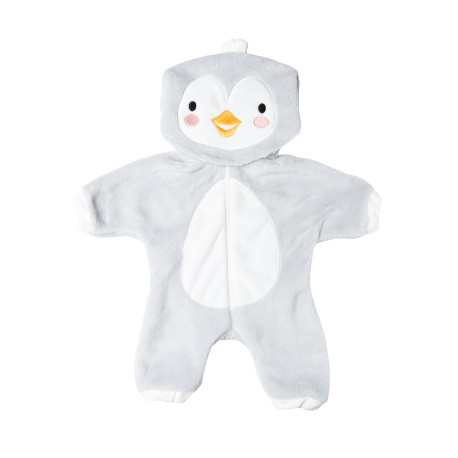 Puppen-Einteiler Baby-Pinguin, Gr. 35-45 cm