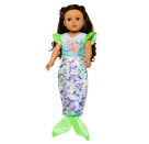 Puppen-Kleid   Meerjungfrau Yara  , Gr. 35-45 cm