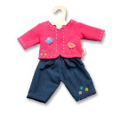 Puppen-Jacke mit Jeans 35 - 45 cm, sortiert