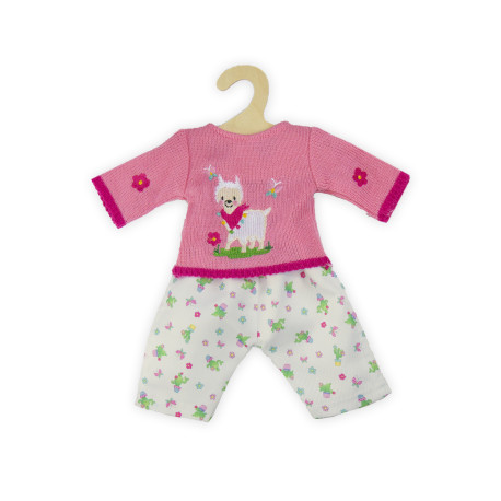 Puppen-Pullover mit Hose   Alpaka Oskar  , Gr. 35-45 cm