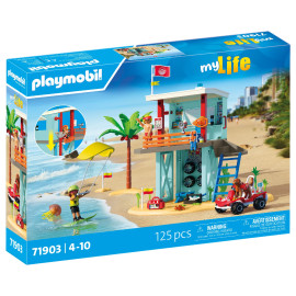 Rettungsturm mit Beach buggy