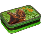 3-fach Federmäppchen - T-Rex
