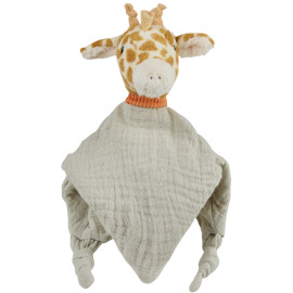 Schmusetuch S GIRAFFE Kaya bl
