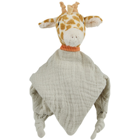Schmusetuch S GIRAFFE Kaya bl