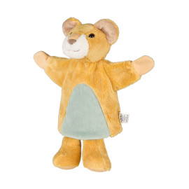Handpuppe LÖWE Leo mattgelb