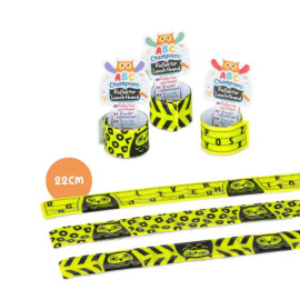 ABC CHAMPIONS reflektierendes Snap-Armband, sortiert (1 Stück)