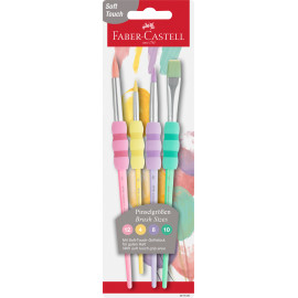 Pinsel 4er Pastell, Softgriff