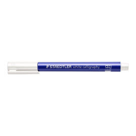 Marker white calligraphy weiß