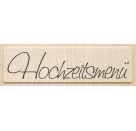 Stempel Hochzeitsmenü